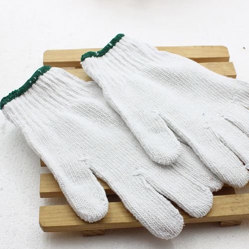 厂家生产棉毛布作业手套 礼仪品质管理手套 劳保手套 劳保用品